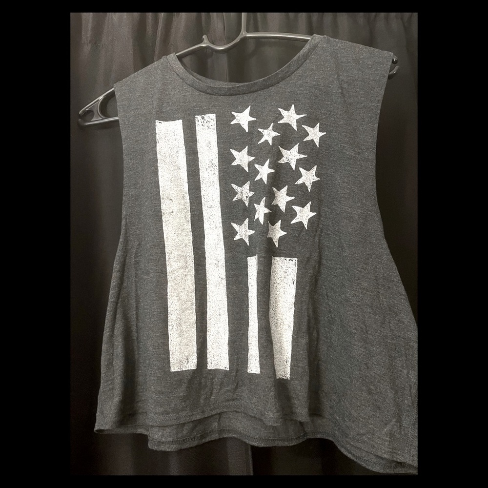 Aeropostale flag tank top